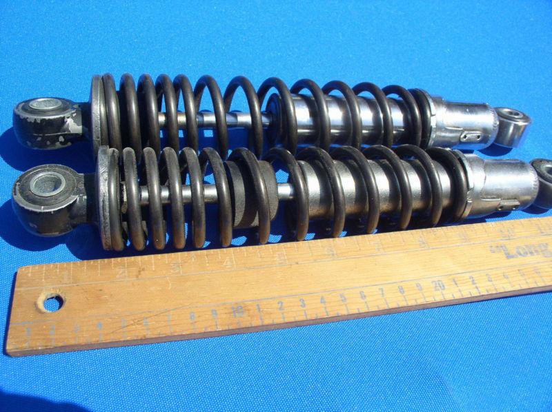 Yamaha 77 dt100 kawasaki japan mini motor cycle 11 1/4" shocks good chrome