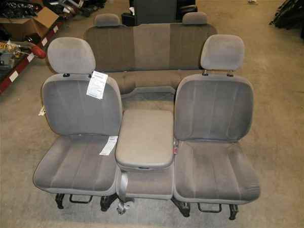 Dodge ram 1500 2500 3500 front rear seats grey cloth oe