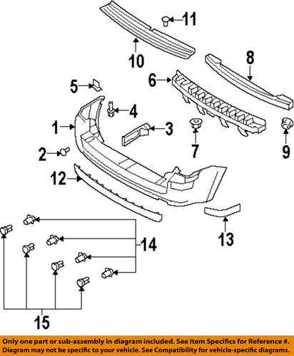 Ford oem 4f2z15k859aaa electrical-reverse sensor