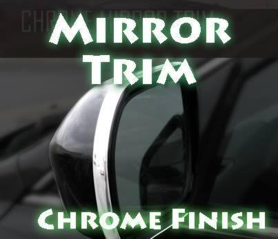 Side mirror chrome molding trim all models saab