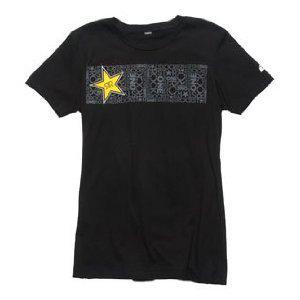 New from rockstar one industries womens caia tshirt black xlarge