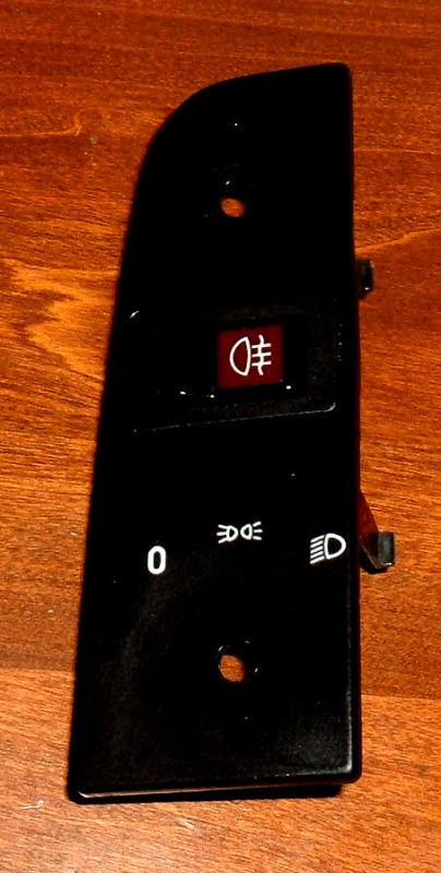 Volvo 240 rear fog light switch and trim - 1987-1993 - oem