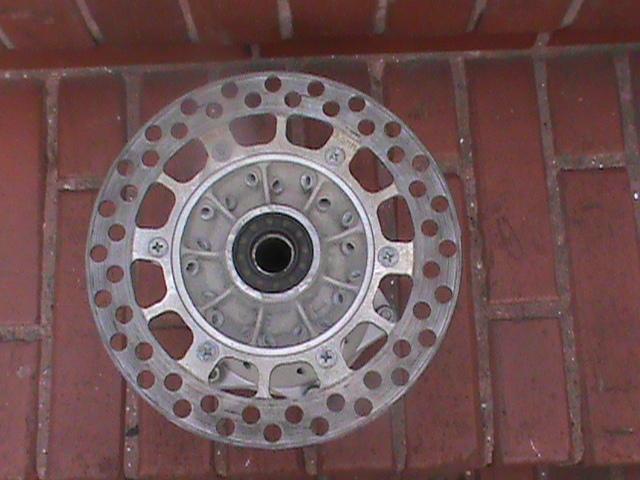 Suzuki rm250 rmx250 rm 250 rmx 250 rear hub with rotor