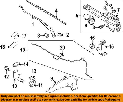 Ford oem bt1z-17527-a wiper arm/windshield wiper arm