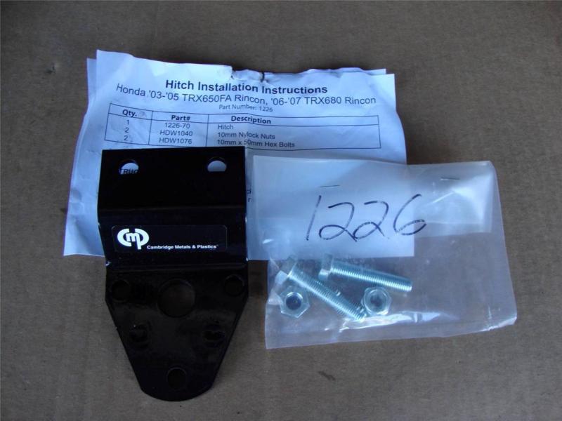 New atv ball mount hitch honda rincon 650 680 06-13 cmp 1226