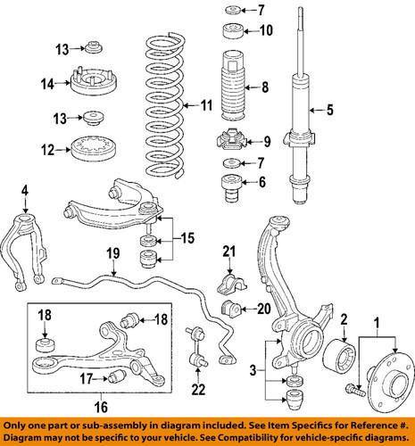 Honda oem 51321-sda-a05 sway bar link/suspension stabilizer bar link