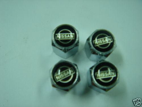 Nissan wheel air valve caps set 4 pcs