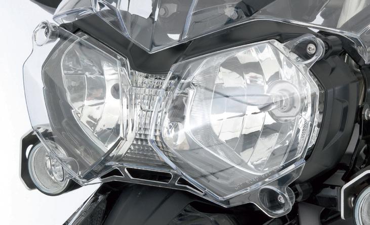  new triumph tiger 800/xc headlight protector kit, part #a9838007