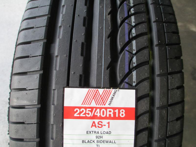 2 new 225/40r18 inch nankang as1 tires 225 40 18 r18 2254018 