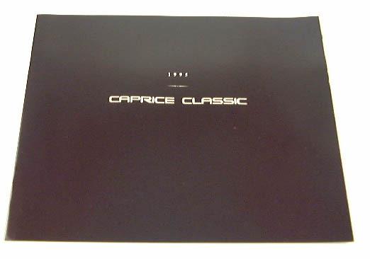 1995 95 chevrolet chevy caprice classic brochure 