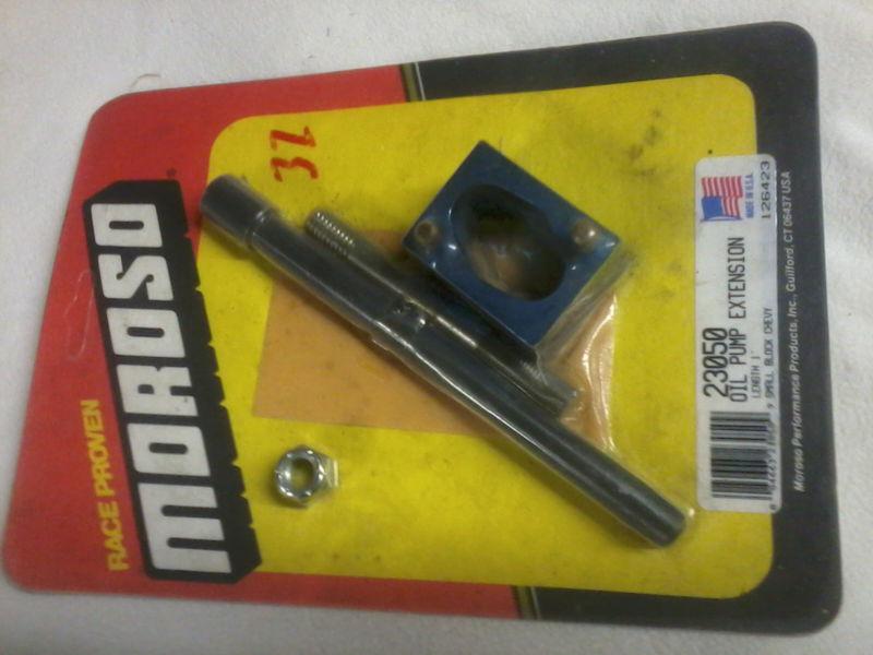 Moroso 23050 small block chevy  oil pump extension length 1" new