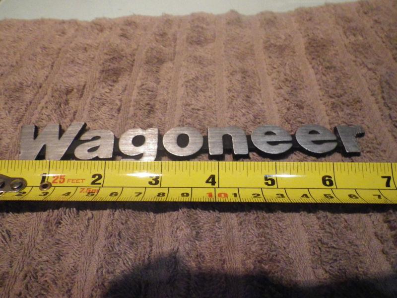 Jeep wagoneer fender emblem (80's and up)