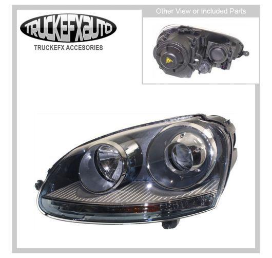 New headlight driver side clear lens lh left hand sedan vw2502133 1k6941039b