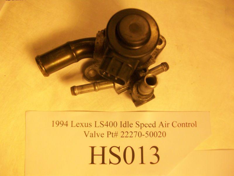 1994 lexus ls400 idle speed air control valve pt# 22270-50020  2227050020 #hs013