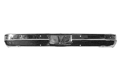 Replace gm1002257v - chevy blazer front bumper face bar w/o pad holes oe style