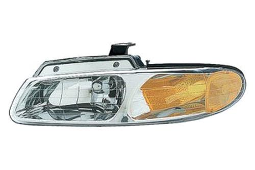 Replace ch2502134 - 2000 chrysler town and country front lh headlight assembly