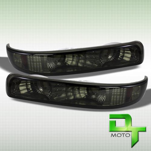 99-02 silverado 00-06 tahoe suburban smoke bumper signal lamps lights left+right