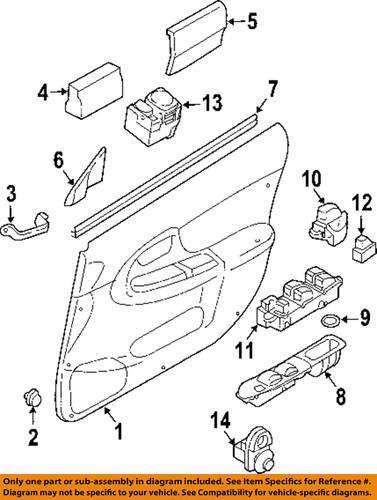 Subaru oem 83331ae001 front door-door ajar switch