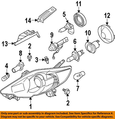 Mazda oem ce50510k0c headlight-headlamp