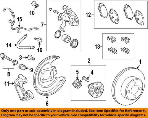 Toyota oem 90015aa102 disc brake caliper guide pin bolt