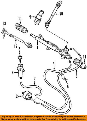 Volkswagen oem 1j0422811b steering tie rod end/tie rod