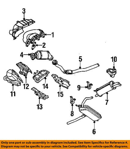 Volkswagen oem 3b0253301h exhaust pipe