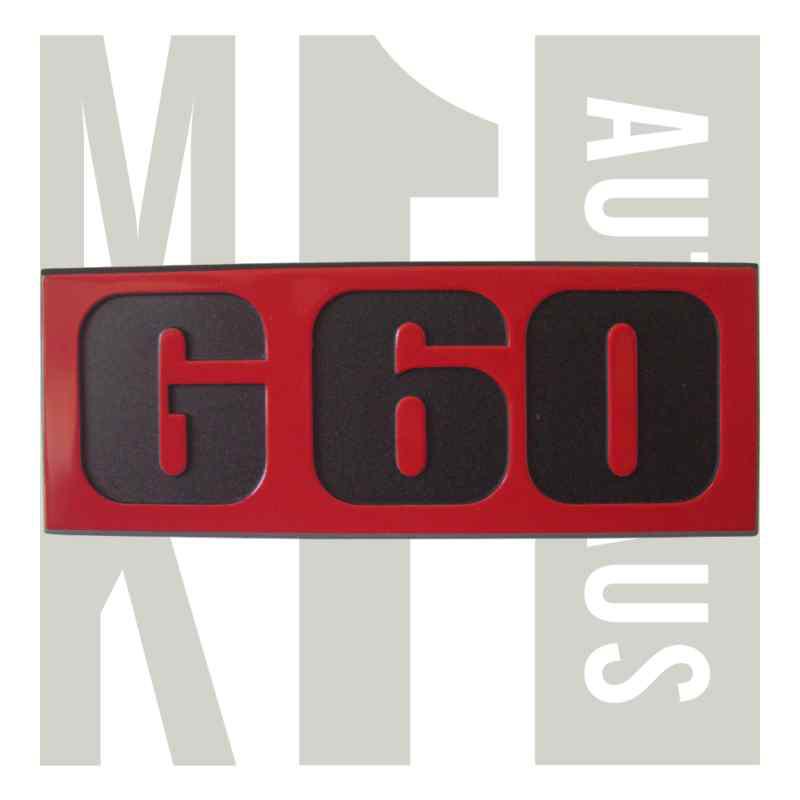 Vw mk2 golf jetta g60 grille badge emblem