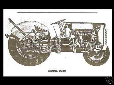 Ferguson te20 to20 to30 tractor manual set -440pgs for to-20 service & repair