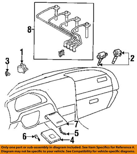 Toyota oem 9091922393 spark plug wire