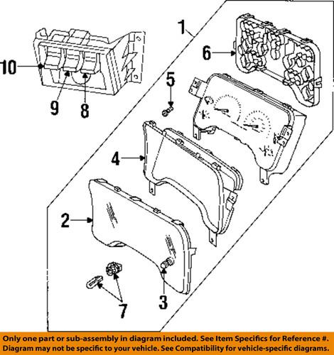 Jeep oem 56007250 cluster & switches-switch