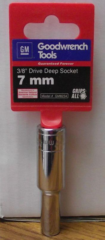 Gm goodwrench tools 3/8" drive deep socket 7mm 