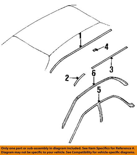 Subaru oem 63531fe010 roof-retainer assembly