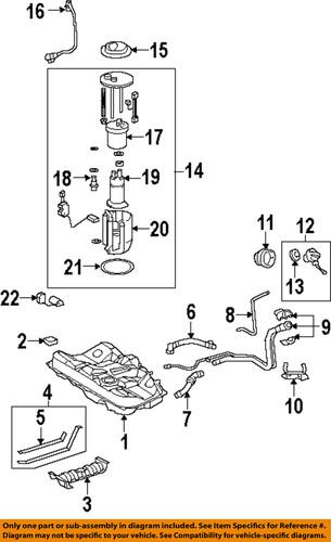 Toyota oem 7716952010 fuel tank lock ring/seal/fuel pump tank seal