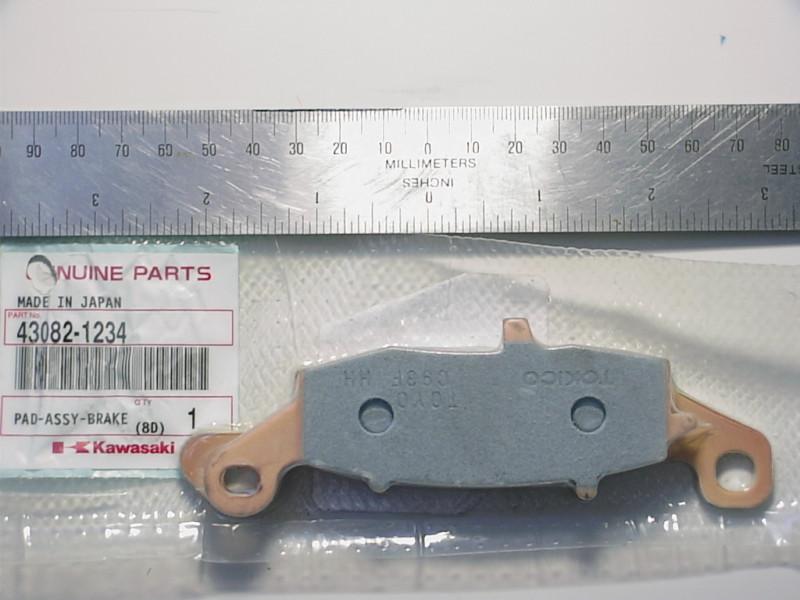 43082-1234 $36.99 vulcan 800 1500 vn800 vn1500 oem front brake pads 1 set