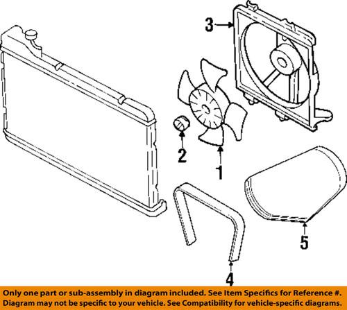 Subaru oem 73013aa000 accessory drive belt/v-belt/fan belt