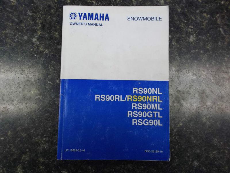 Yamaha 06 vector nitro rs90nl rs90rl/rs90nrl rs90ml rs90gtl rsg90l owner manual