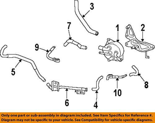 Nissan oem 14055ew600 transmission oil cooler-water hose