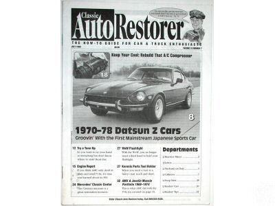 Auto restorer- 1970 - 1978 datsun z cars     amc's 304-401 v-8s  07/98