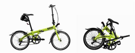 Mini cooper oem factory lime folding bike 80-91-2-298-370