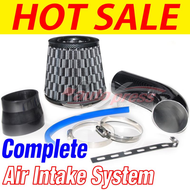 2.5"-3" cold air intake injection induction kit system universal & cone filter k