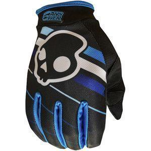 ‹(•¿•)› answer ~ skullcandy ~ mx/offroad gloves black/blue ~ xl