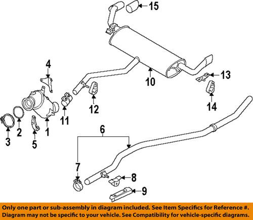 Bmw oem 18307646127 exhaust muffler