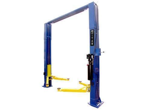 Titan hd2p-11000acx 11,000 lb 2-post auto lift clear floor asymmetric hoist 