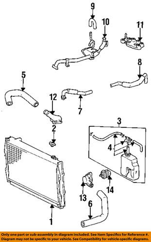 Toyota oem 1628265010 radiator-by-pass hose