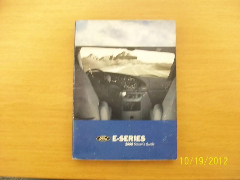 2005 ford e-series  owners manual