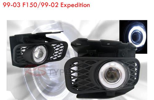 Halo projector fog lamp ~ford 1999-2003 f150/1999-2002 expedition