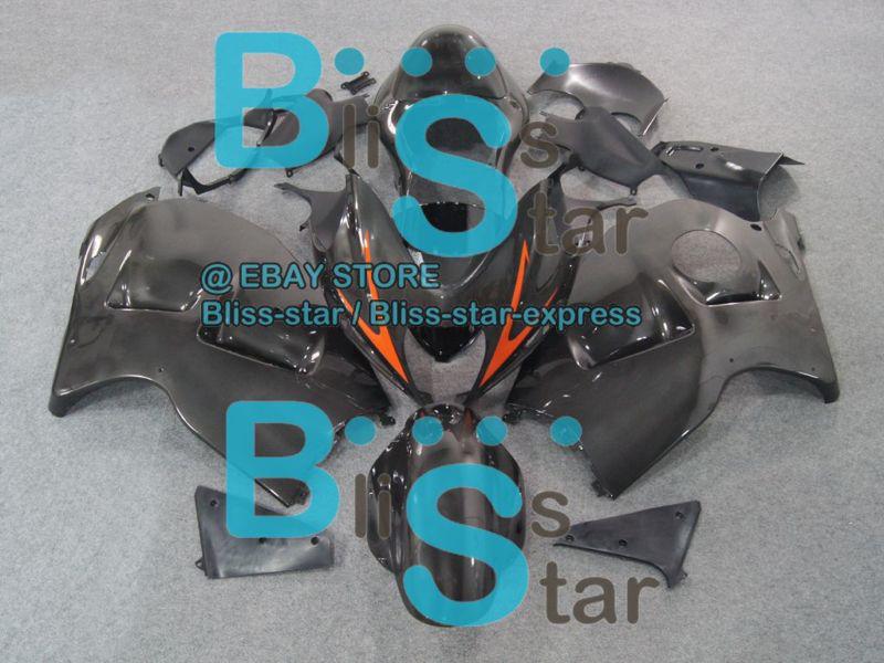 Injection fairing bodywork with tank seat kit fit gsxr1300 hayabusa 97-07 168 w2