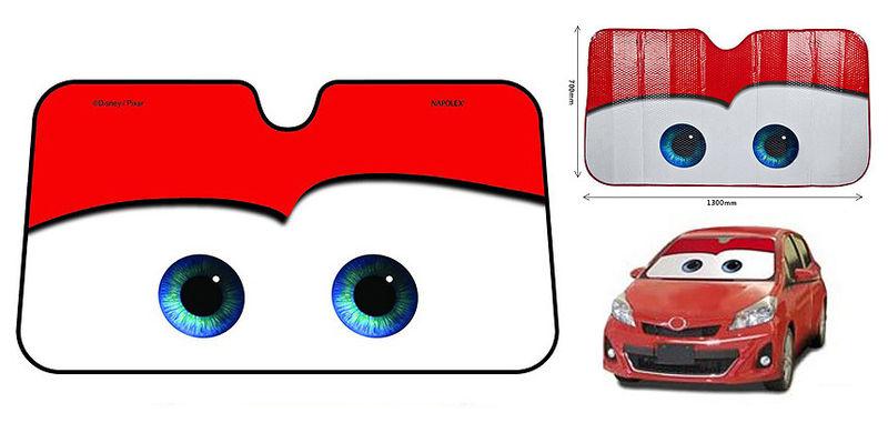 B0278 car accessories disney front car windshield sun shade visor red new 1pcs