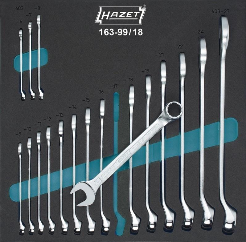 Hazet 163-99/18 603 combination wrench set for assistent