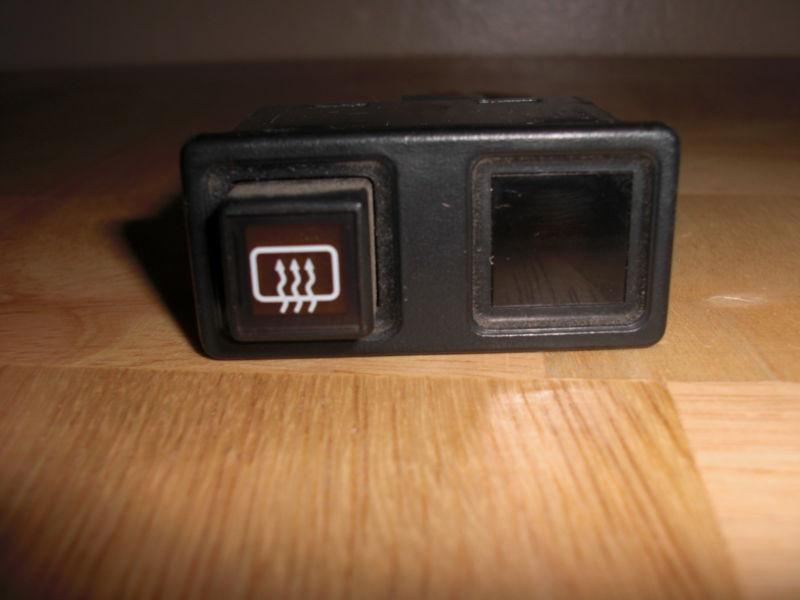 Dash defrost switch crx si, 1984-1991 oem parts, black, edm jdm rare